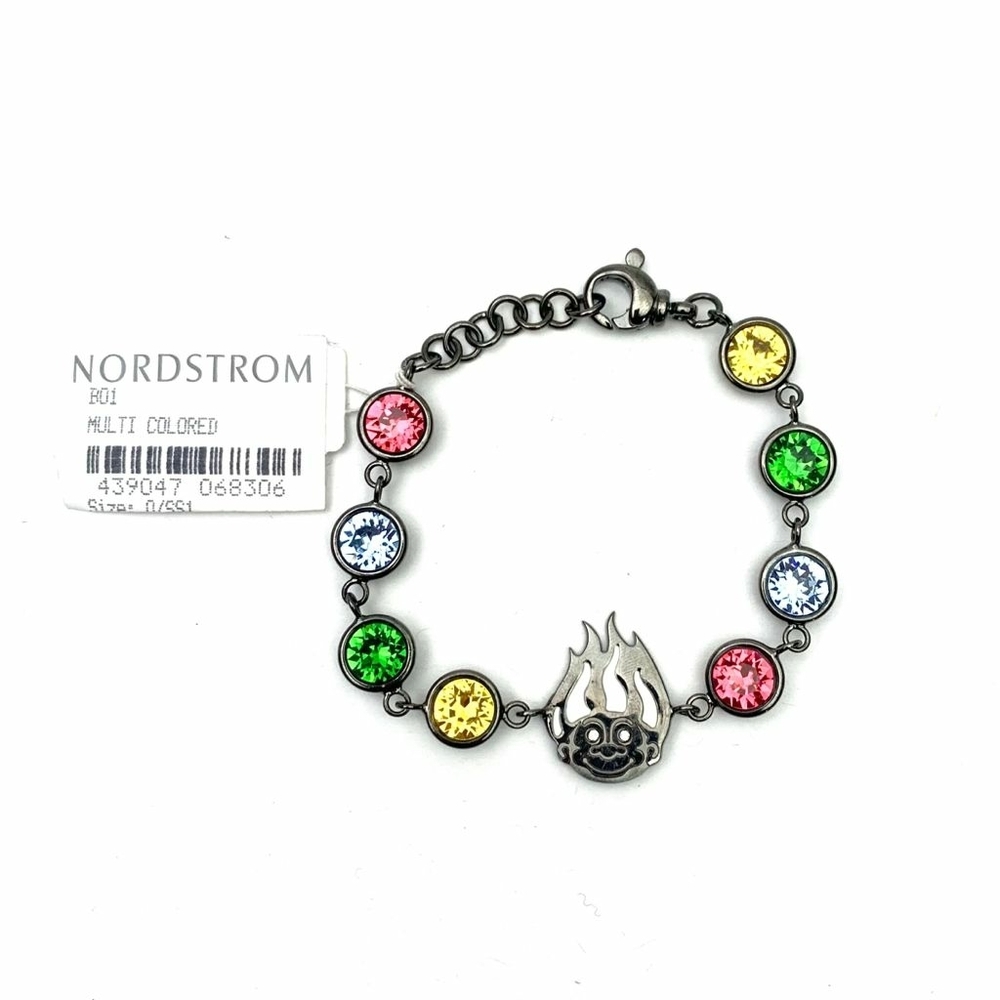 JIWINAIA Multicolour stone Troll Bracelet